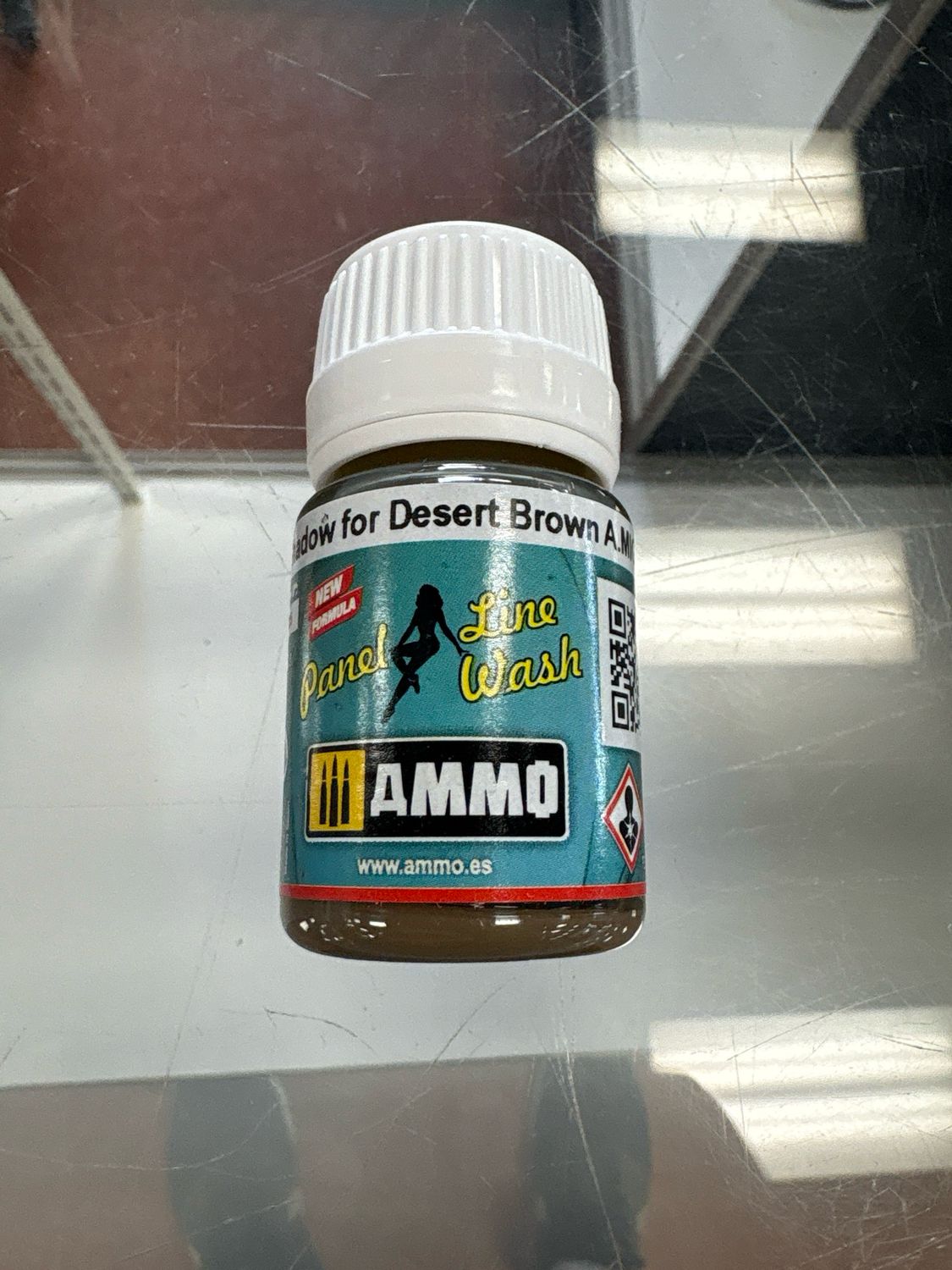 Ammo Panel Line Wash PLW Shadow For Desert Brown A.MiG-1621