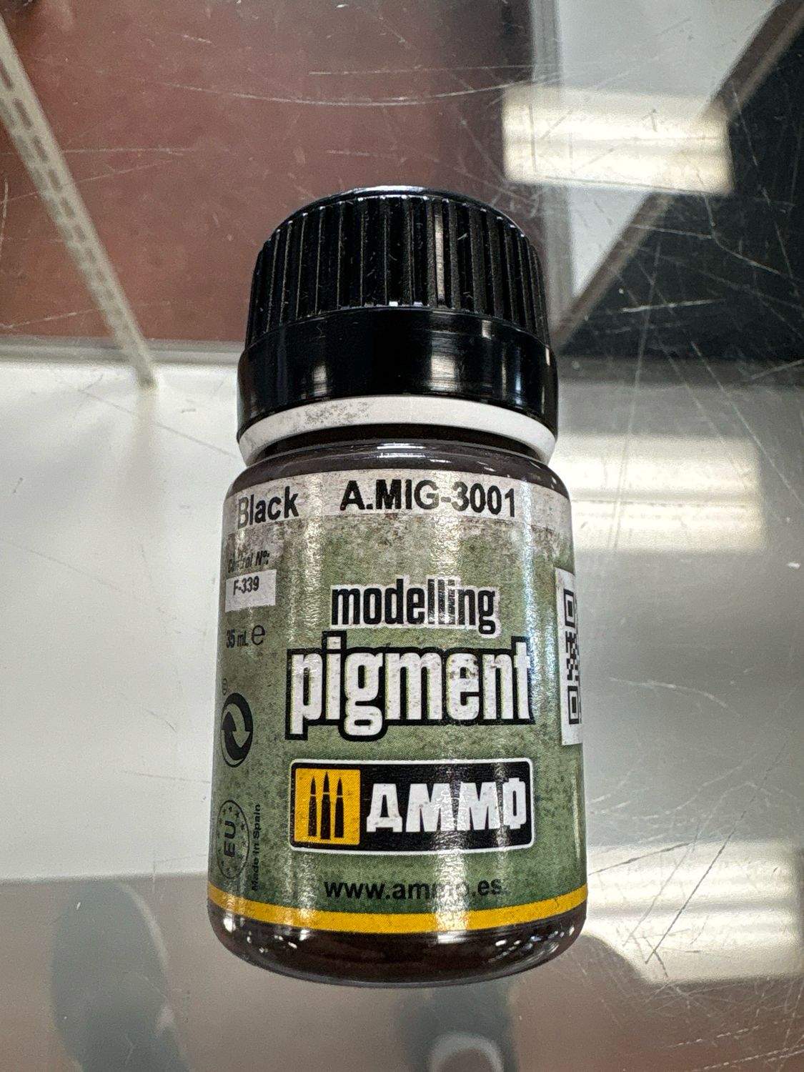 Ammo Modelling Pigment Black A.MiG-3001