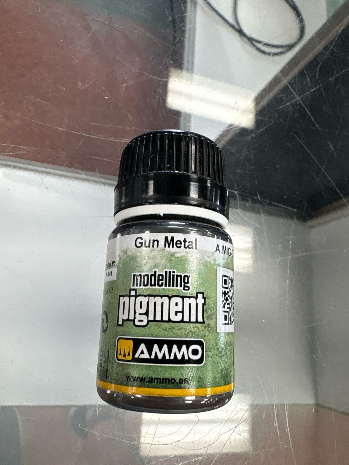 Ammo Modelling Pigment Gun Metal A.MiG-3009
