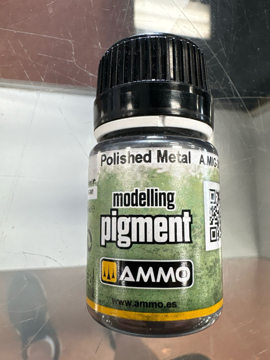 Ammo Modelling Pigment Polished Metal A.MiG-3021