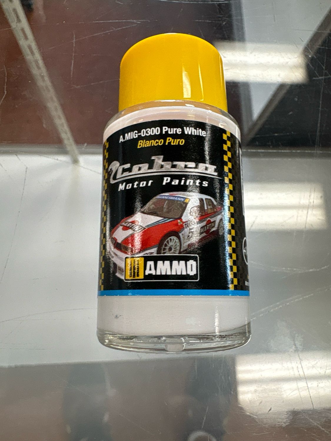 Ammo Cobra Motor Paints Pure White A.MiG-0300