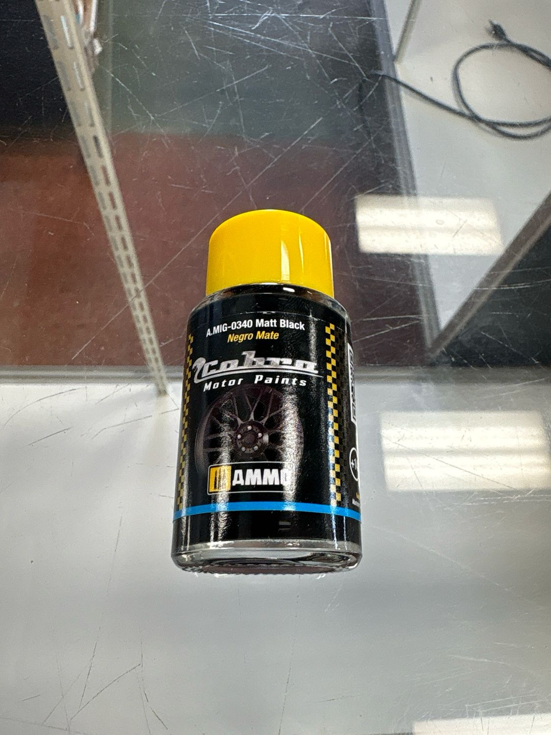 Ammo Cobra Motor Paints Matt Black A.MiG-0340