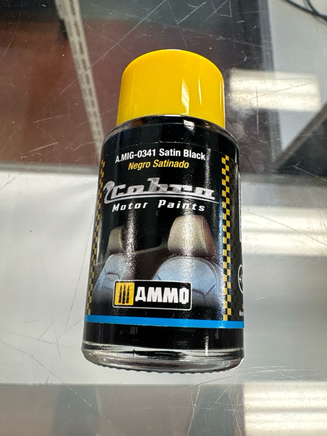 Ammo Cobra Motor Paints Satin Black A.MiG-0341