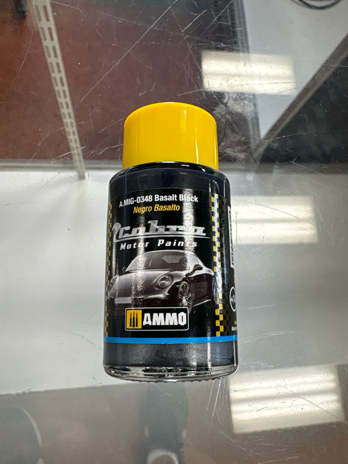 Ammo Cobra Motor Paints Basalt Black A.MiG-0348