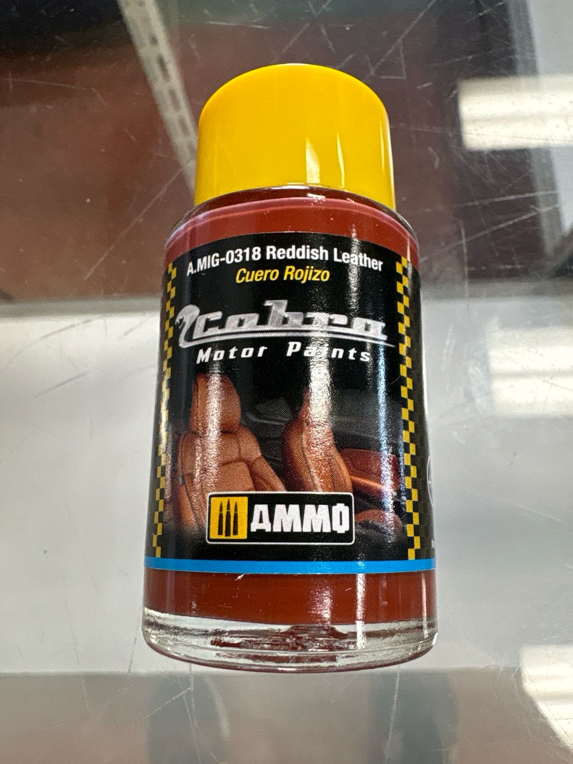 Ammo Cobra Motor Paints Reddish Leather A.MiG-0318