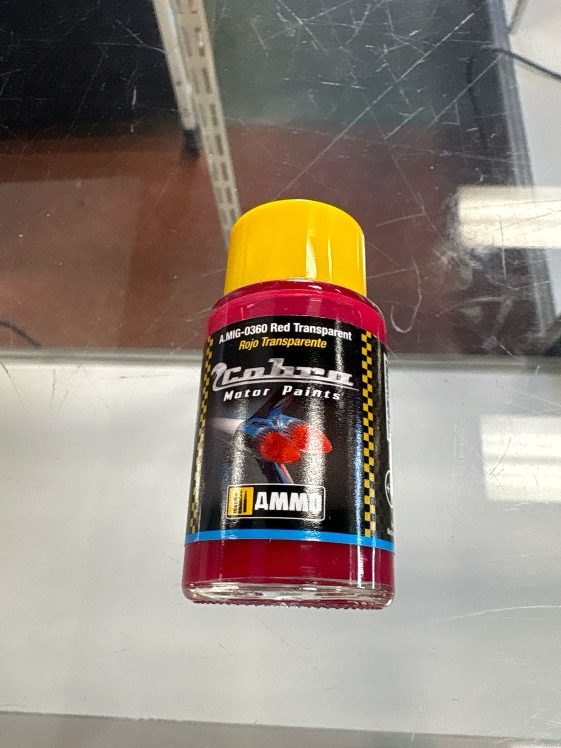 Ammo Cobra Motor Paints Red Transparent A.MiG-0360 Ammo Cobra Motor Paints Red Transparent A.MiG-0360