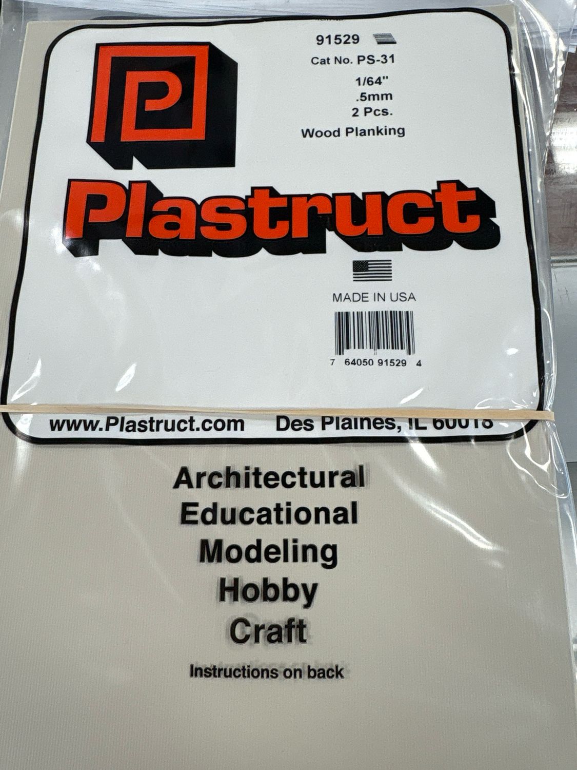 Plastruct Wood Planking PS-31
