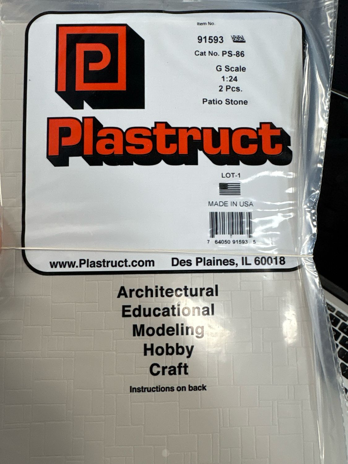 Plastruct G Scale Patio Stone PS-86