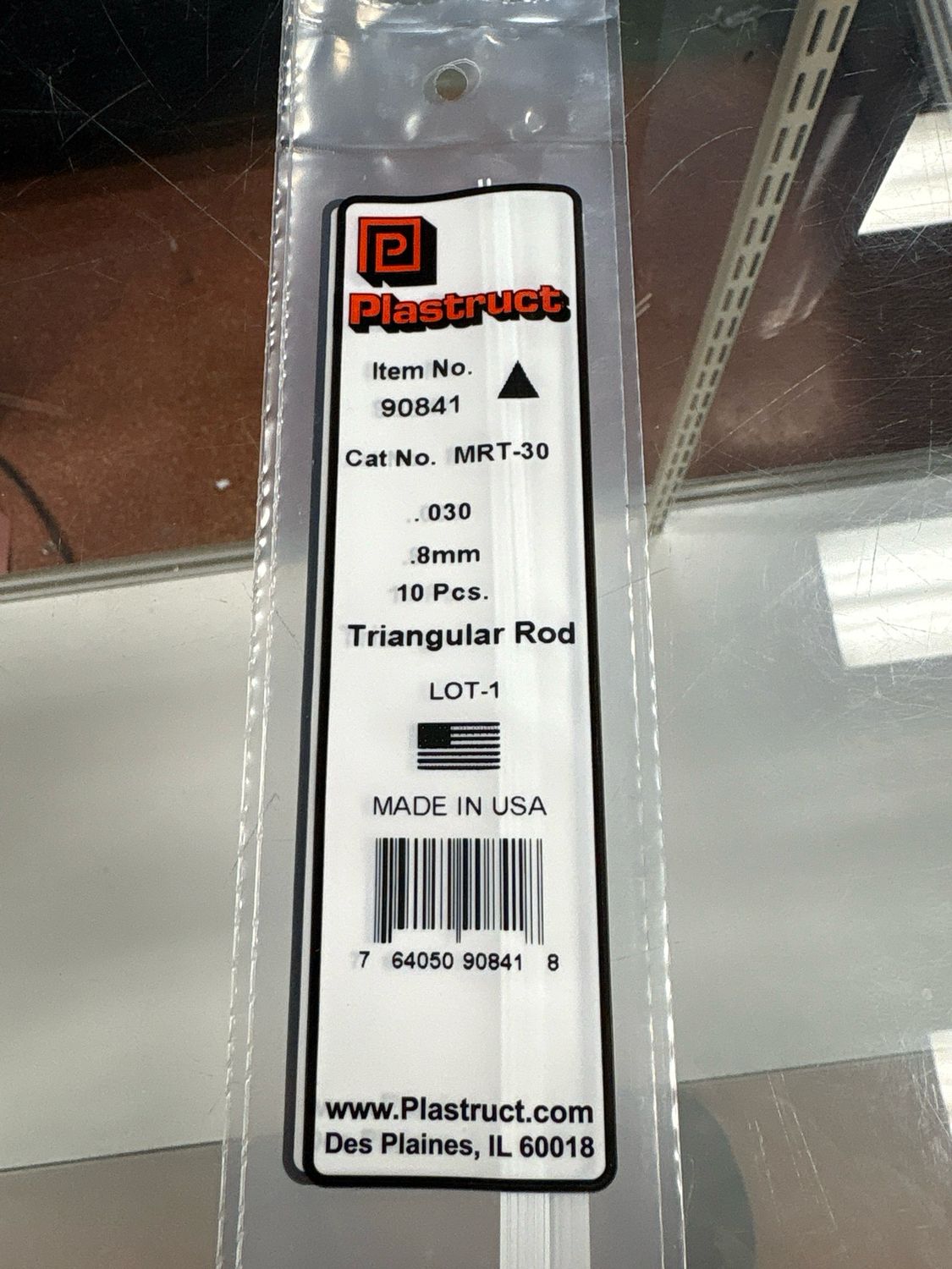 Plastruct .030 Triangular Rod MRT-30