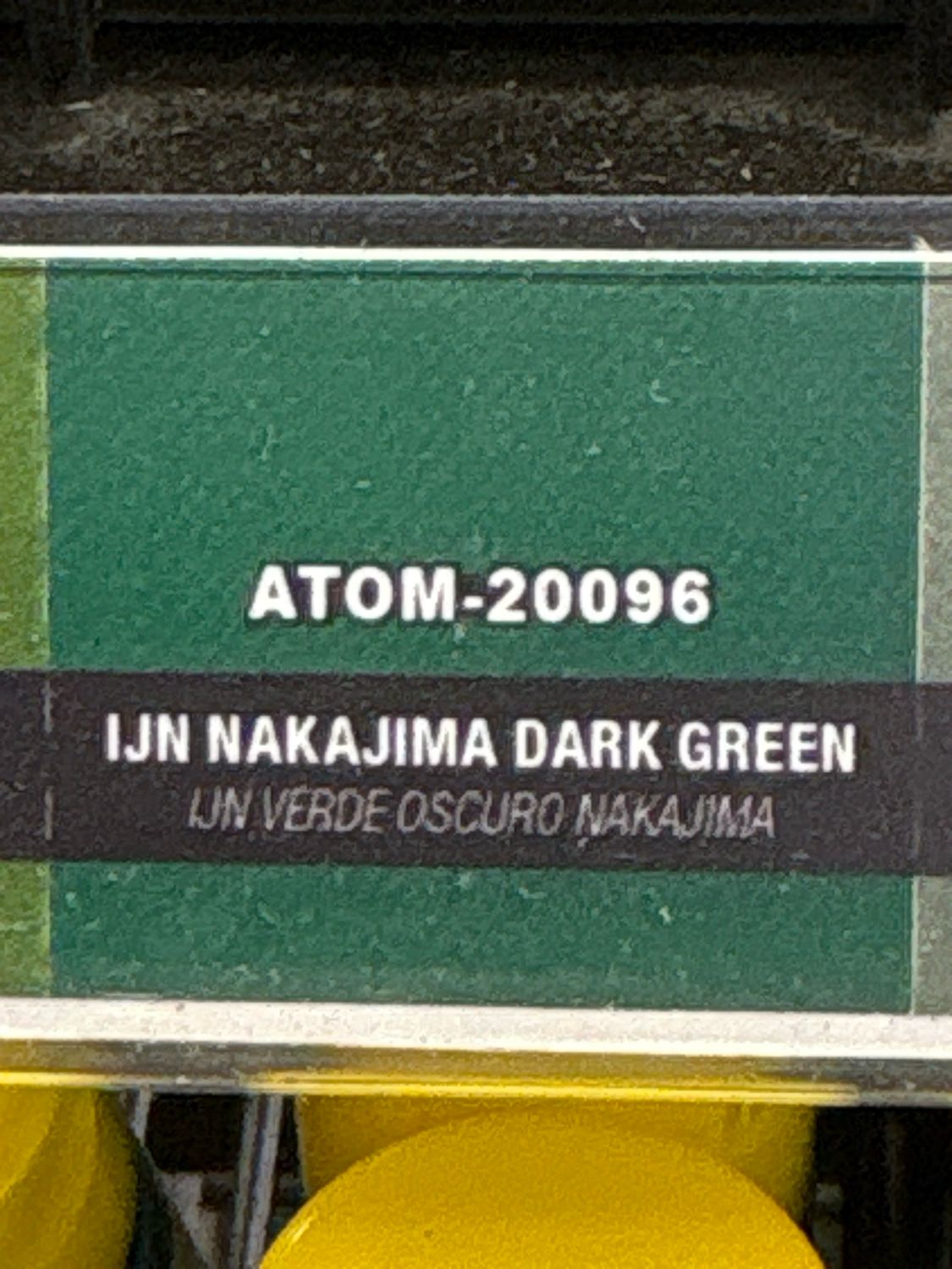 Ammo Atom IJN Nakajima Dark Green ATOM-20096