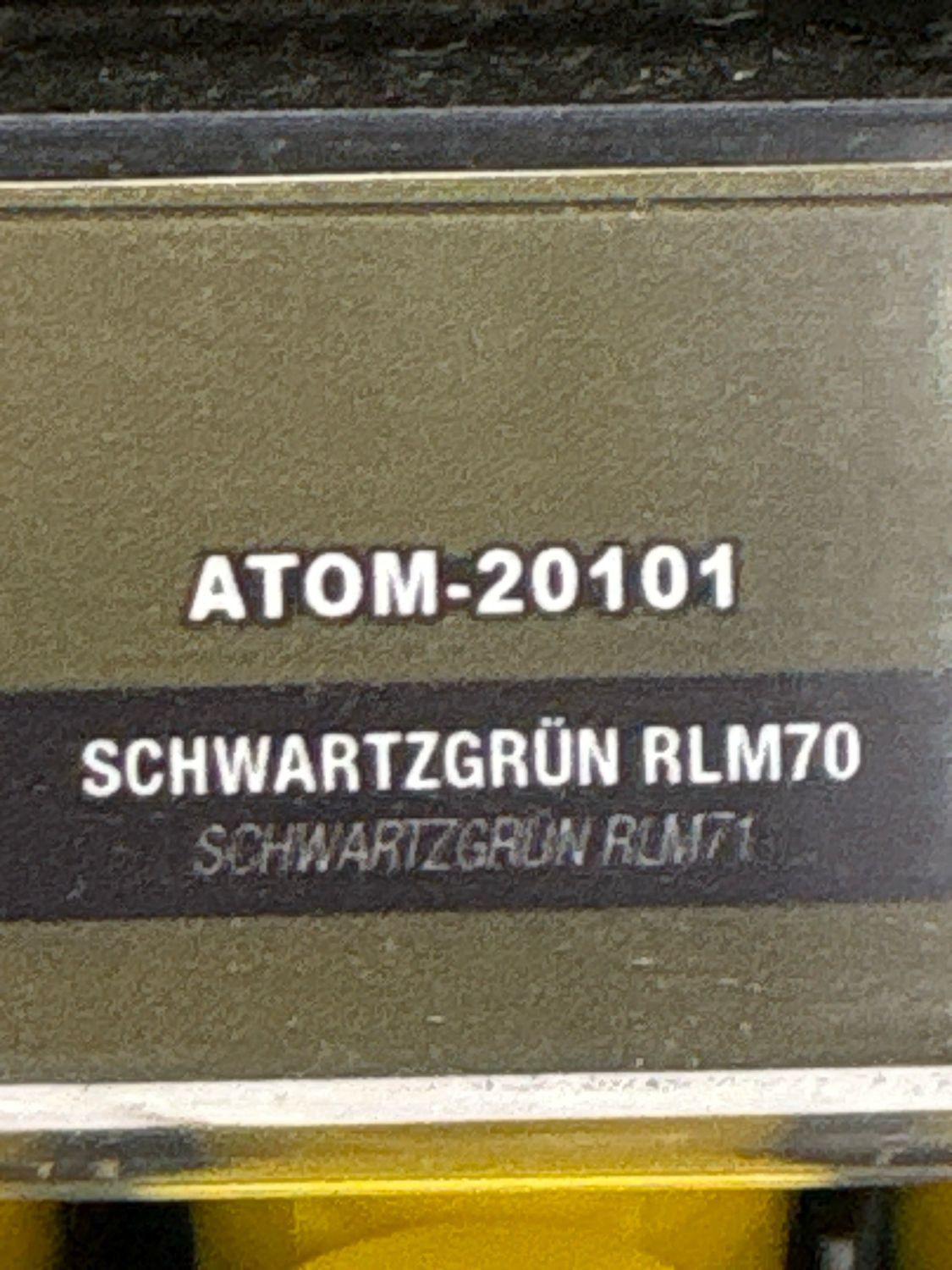 Ammo Atom Schwartzgrün RLM70 ATOM-20101