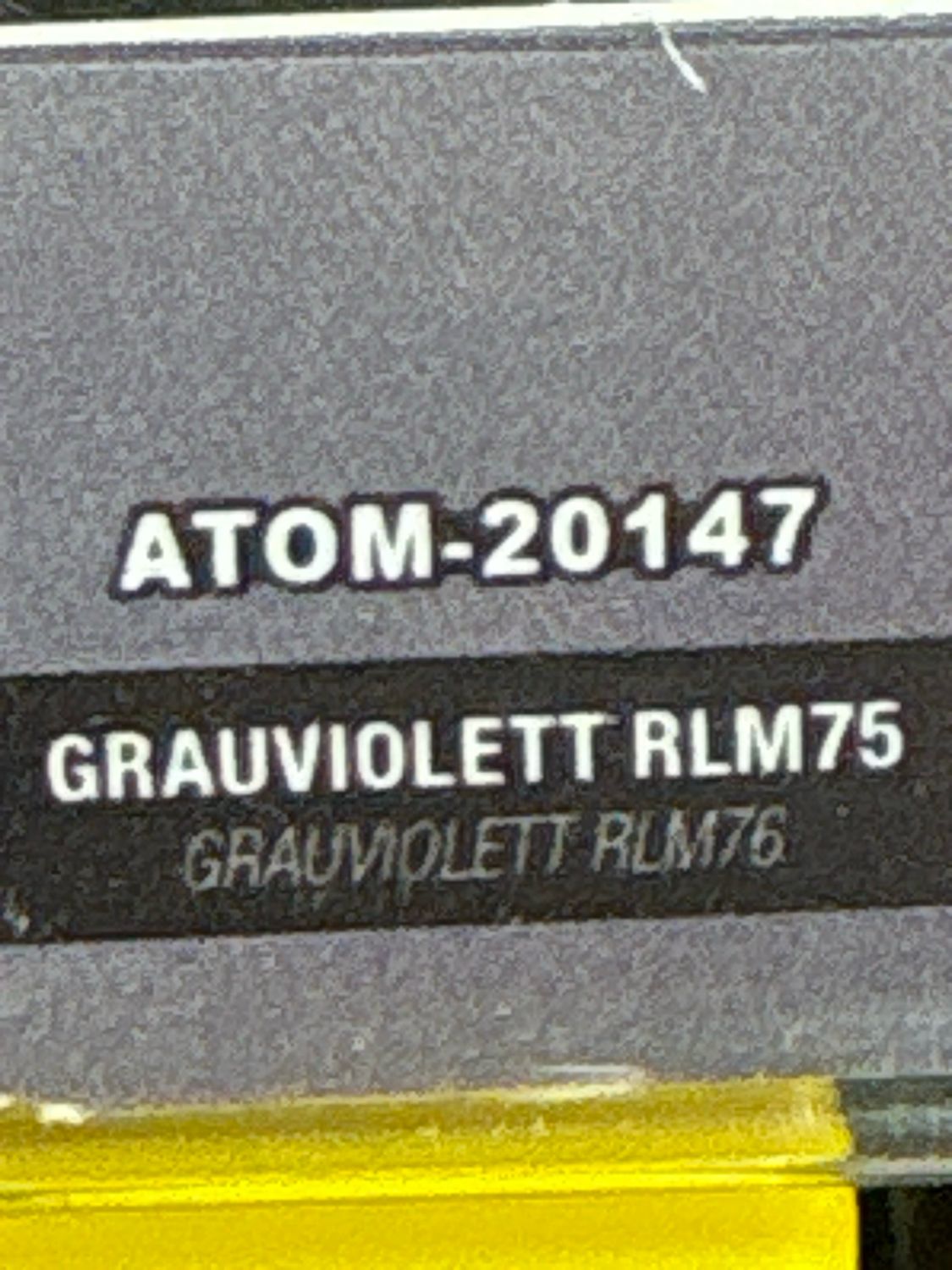 Ammo Atom Grauviolett RLM75 ATOM-20147 Ammo Atom Grauviolett RLM75 ATOM-20147