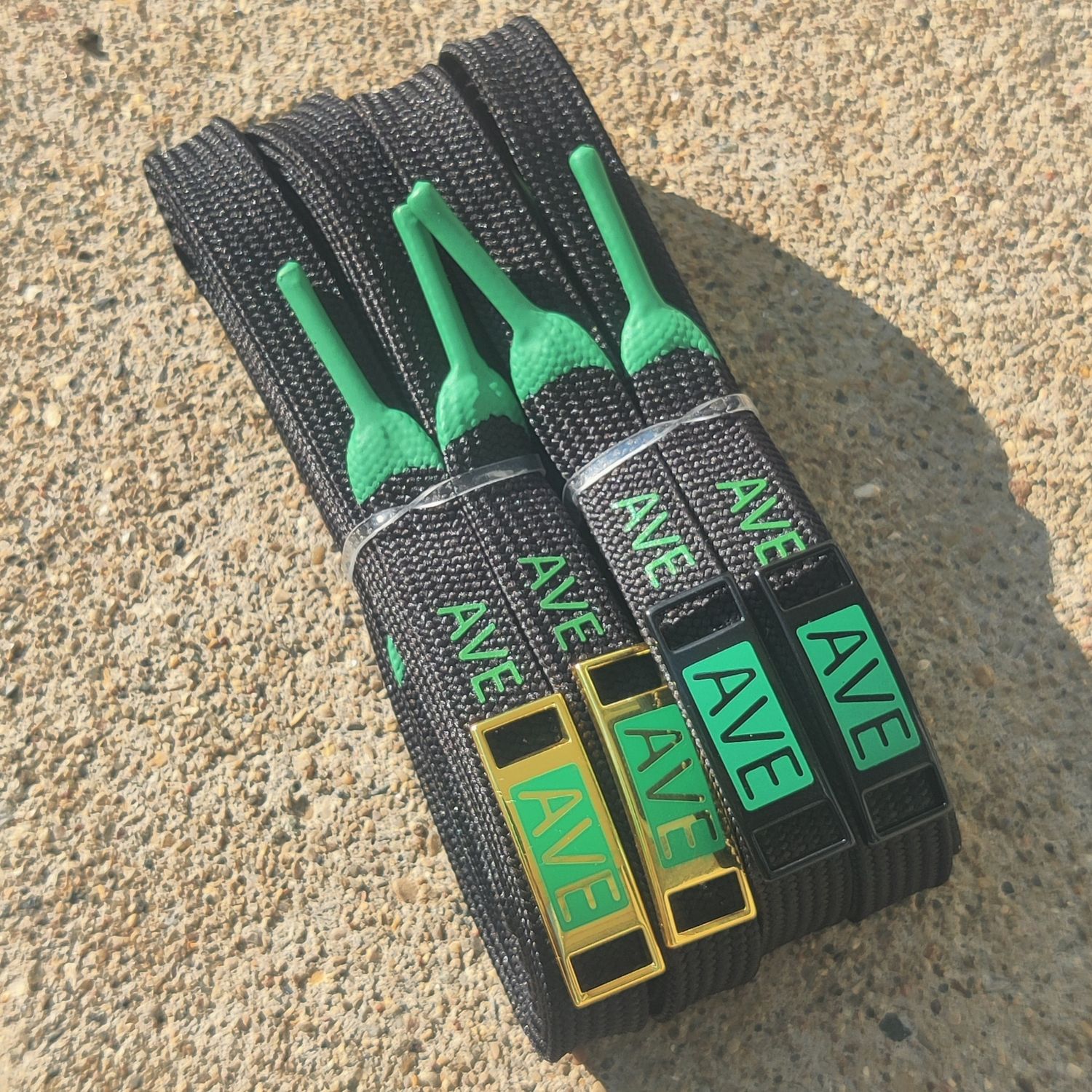 AVE Black Street Laces with Black Lace Locks