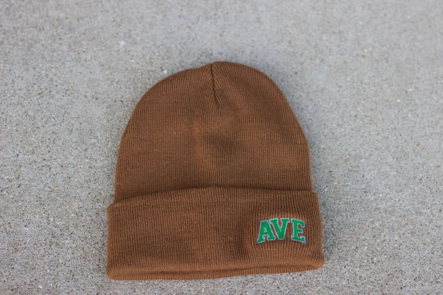 Mocha Tall AVE beanie