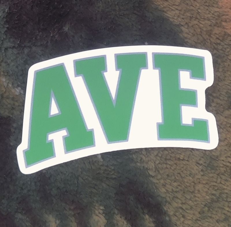 Athletic Logo Sticker