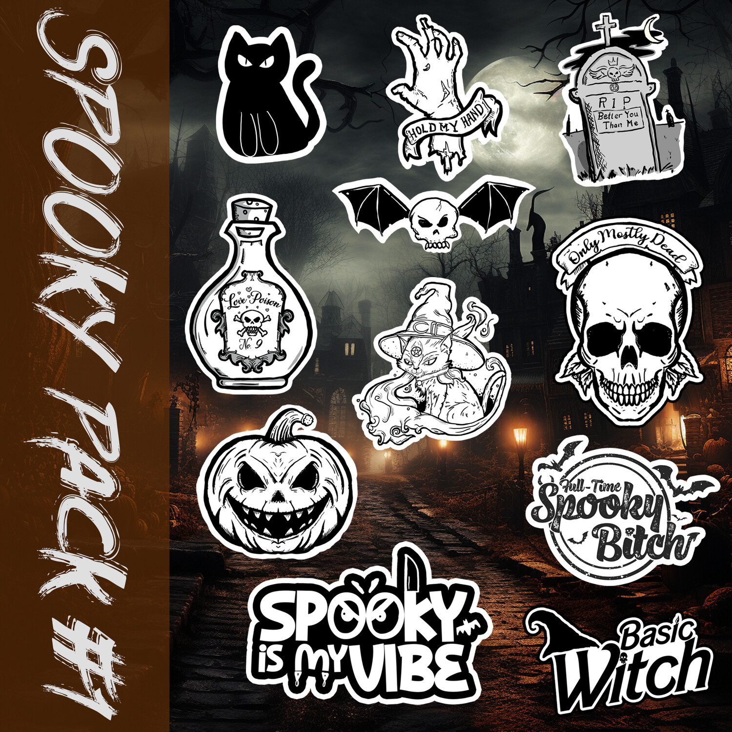 Spooky Sticker Pack