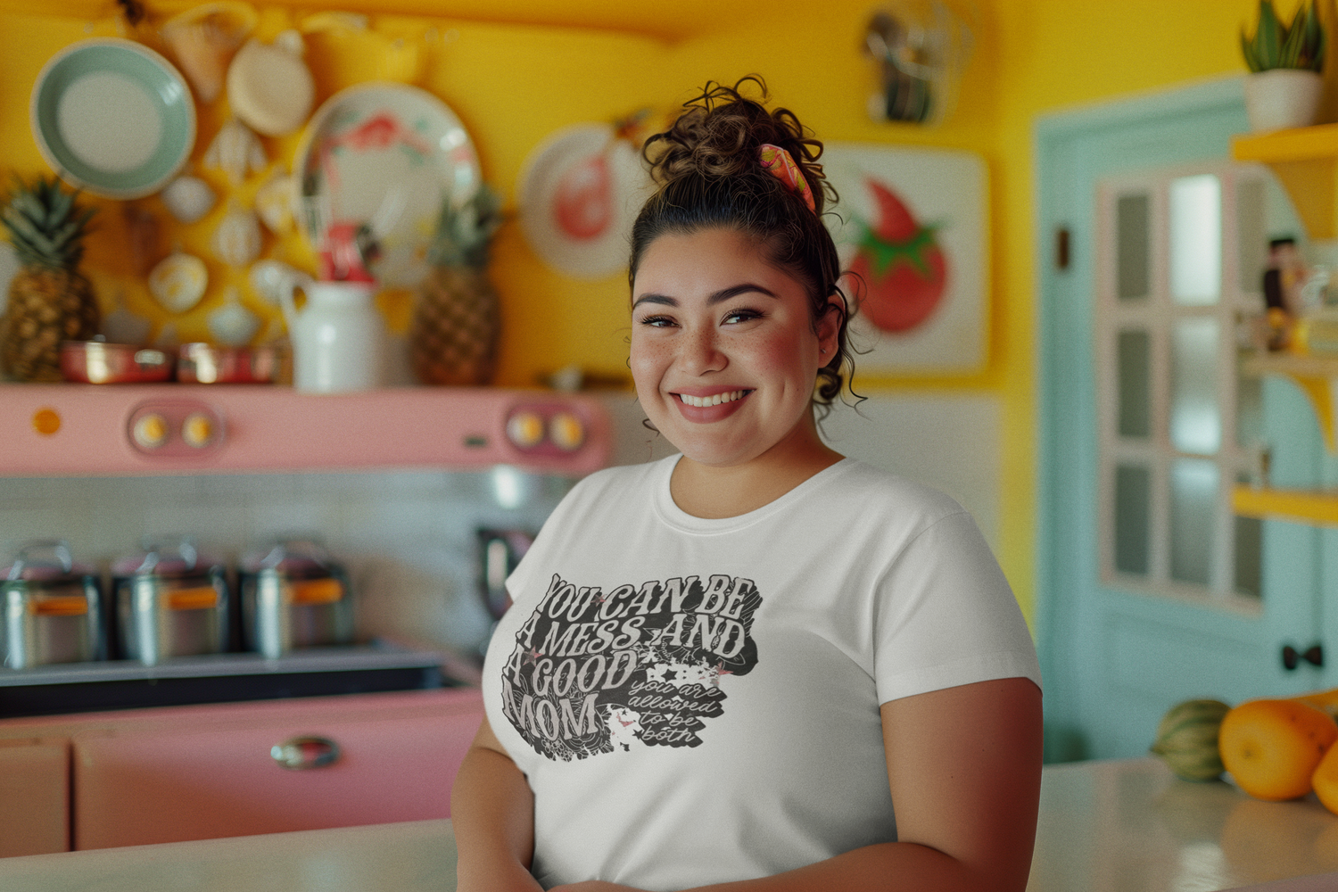 You Can Be a Mess and A Good Mom T-Shirt
