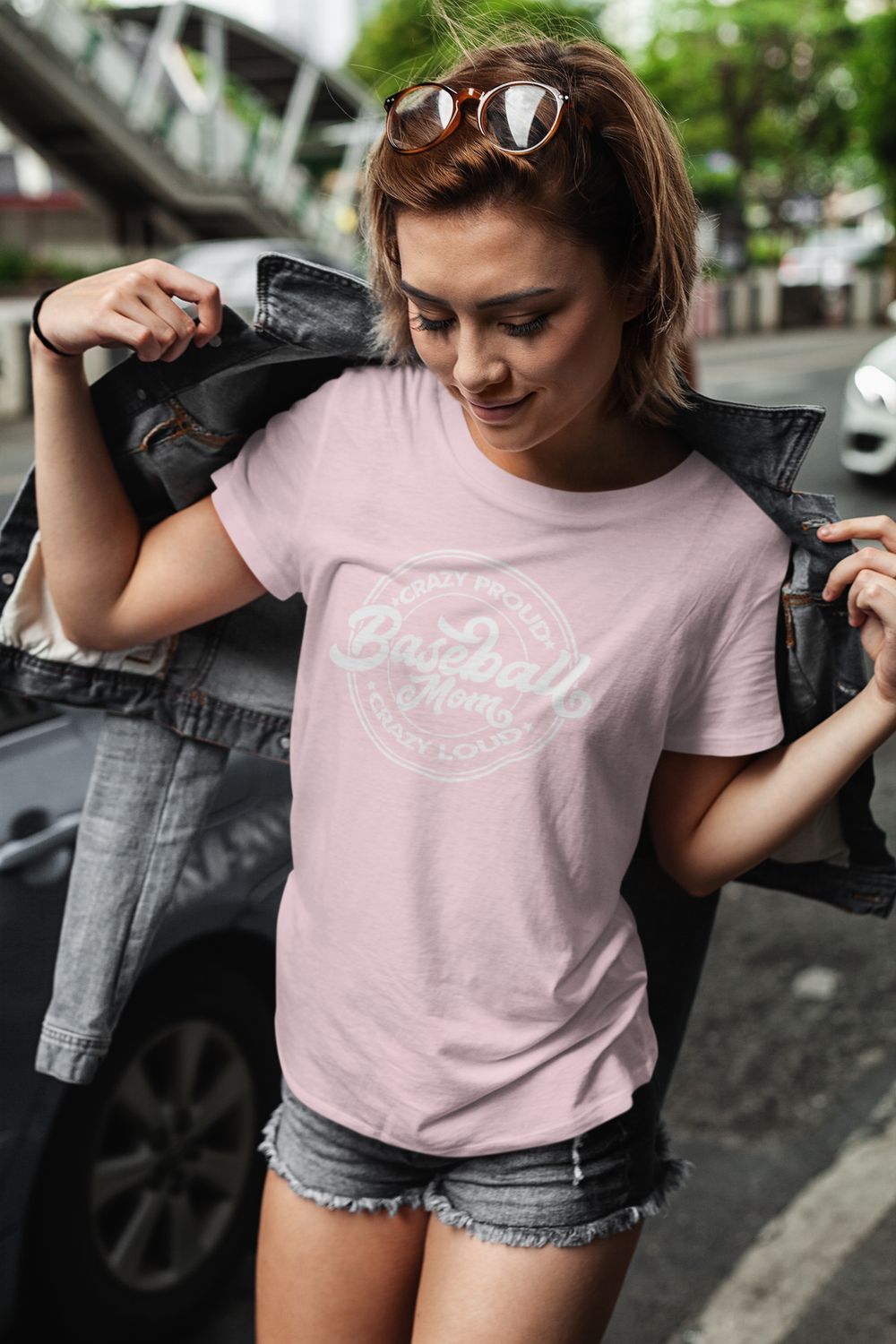 Baseball Mom Crazy Proud, Crazy Loud T-Shirt