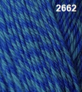 Windsor Marl 8ply, Colour: Blues 2662