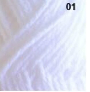 Opals Acrylic 8ply, Colour: White 01
