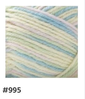 Loyal Prints 8ply, Colour: Pastel Greens 995