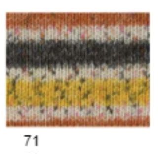 Dotty, Colour: Black/ orange/yellow 71
