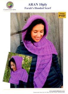 10ply Scarves, wraps, hats, gloves, Design: P197