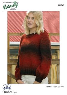 12ply Patterns Women long sleeve  Jumpers, Design: N1549
