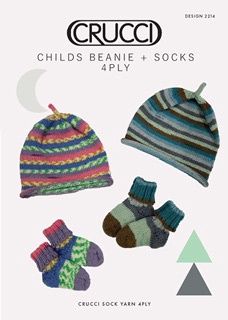 2,3,4ply Hat, Socks, and Gloves, Design: 2214