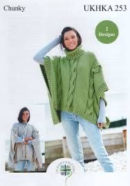 14ply Ladies Ponchos, Design: UKHKA253