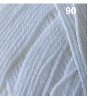 Lullaby Merino 4ply, Colour: White 90
