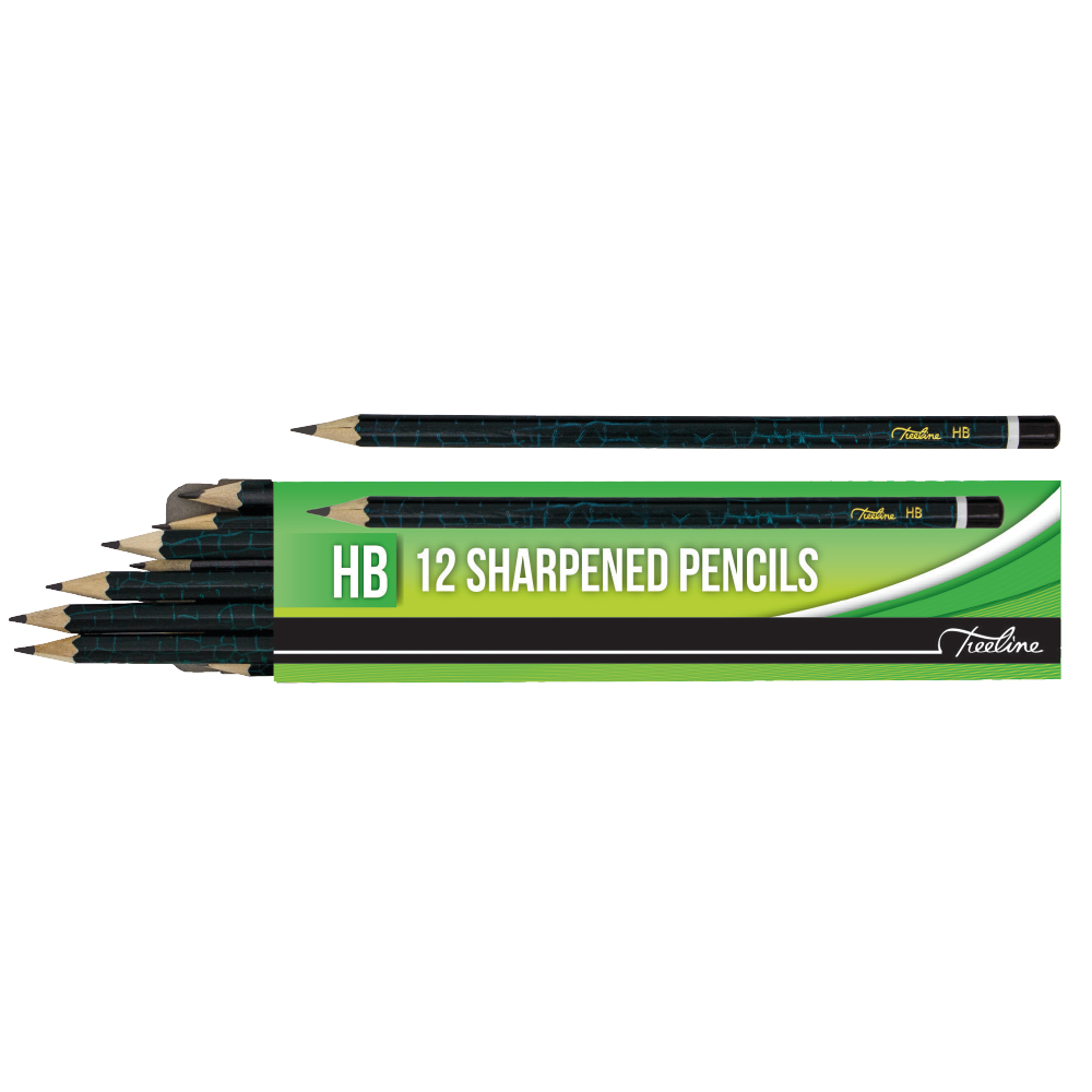 HB Pencils Sharpened 12&#39;s (Box-144)