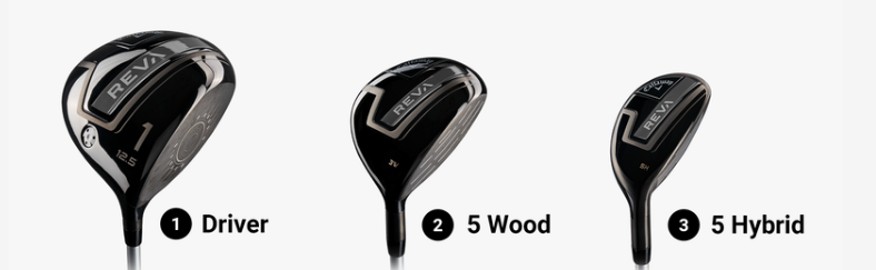 Callaway Ladies Reva 4 piece woods demo set