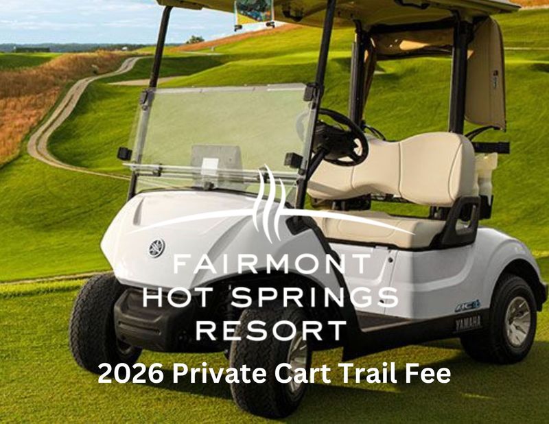 2026 Private Cart Trail Fee