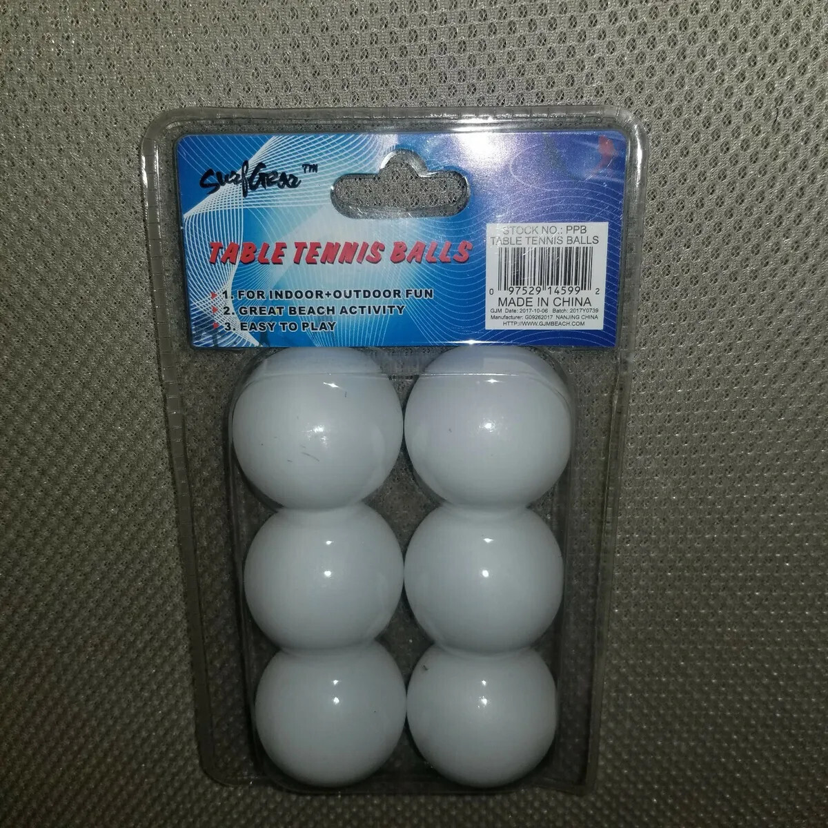 Ping Pong Balls (6 Pack)