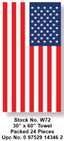 American Flag Towel