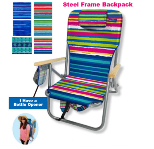 4 Position Steel Backpack Chair