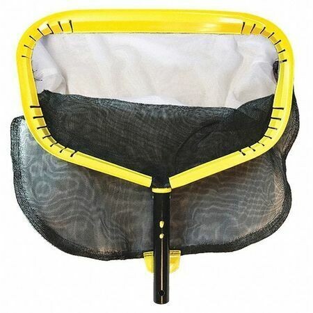 Deep Leaf Rake w/ Fine Mesh Bag Yellow