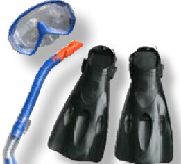 Mask, Snorkle, Flipper Set
