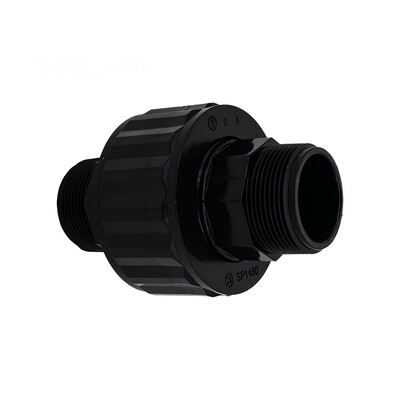 Hayward Self-Align Union - 1-1/2" MIP - Black