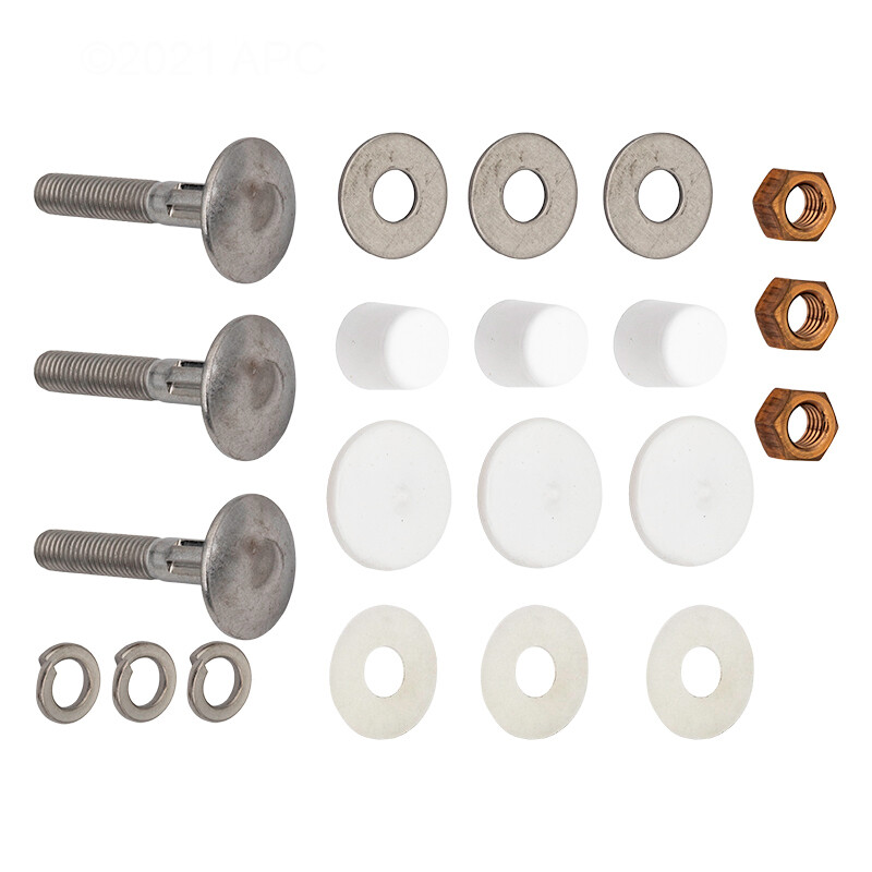 STEEL BASE MOUNTING KIT, S/S
