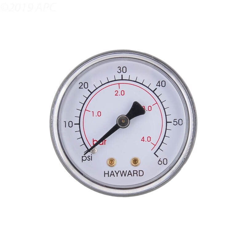 Hayward Back Mount Pressure Gauge (OEM)