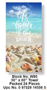 Life is Better at the Beach Towel