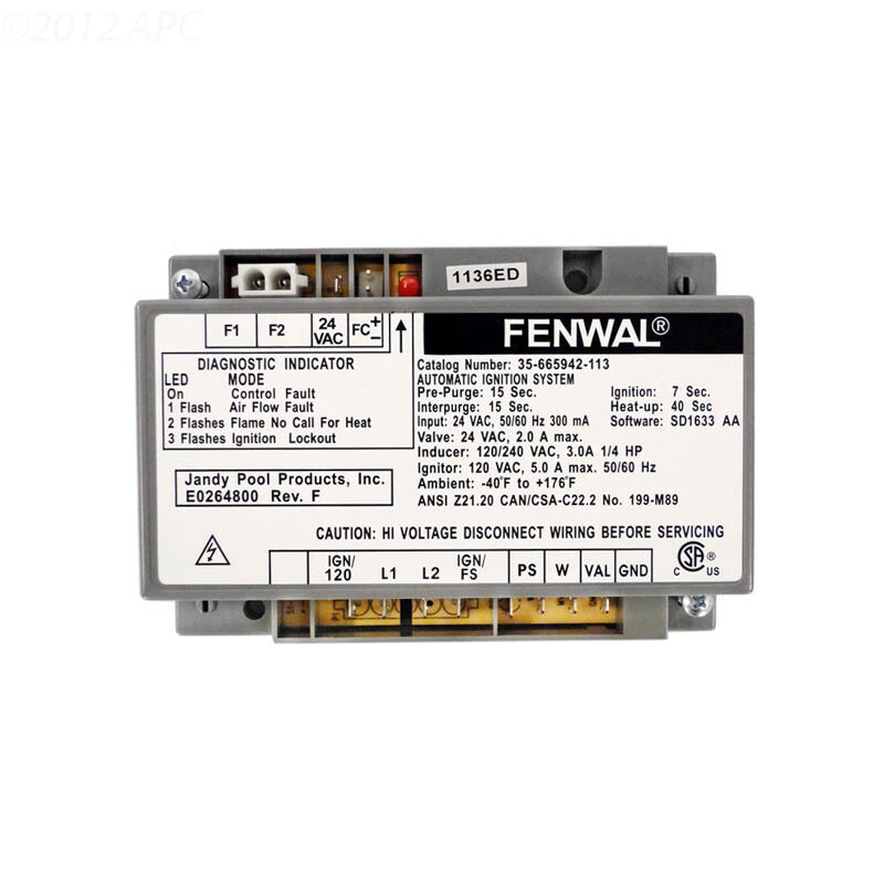 Jandy JXi Ignition Control Module