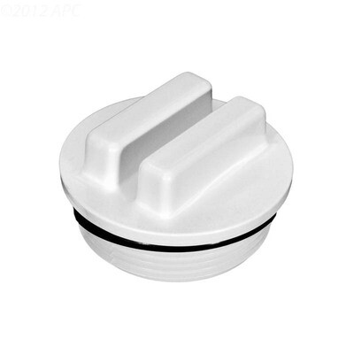 1-1/2  Drain Plug with O-Ring White