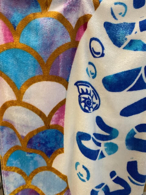 Mermaid Tail Beach Towel