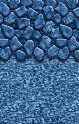 12 x 24 x  52 Boulder Swirl Unibead Liner