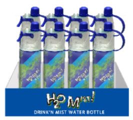 24 oz Hydro Misting Water Bottle