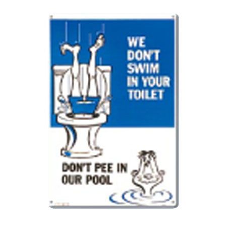 SIGN-"TOILET SIGN NO. 1"