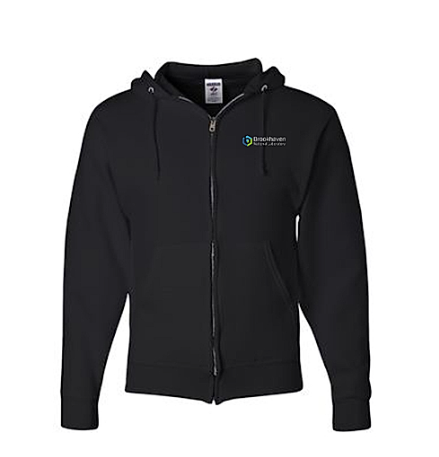 JERZEES - NuBlend® Full-Zip Hooded Sweatshirt-Black